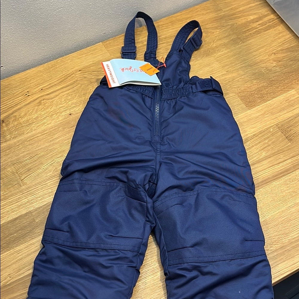 💚 5 for $15 / cat and Jack Navy Snow Bib Overalls